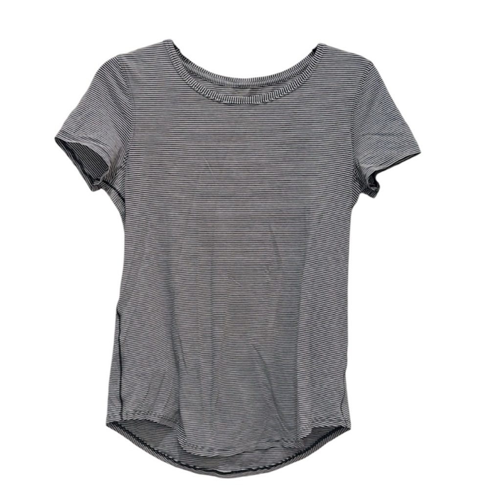 Lululemon Striped Flowy T-Shirt. Womens size 6
